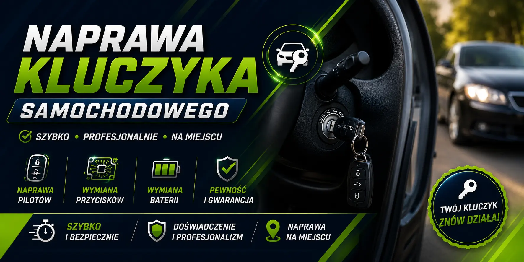 naprawa kluczyka samochodowego